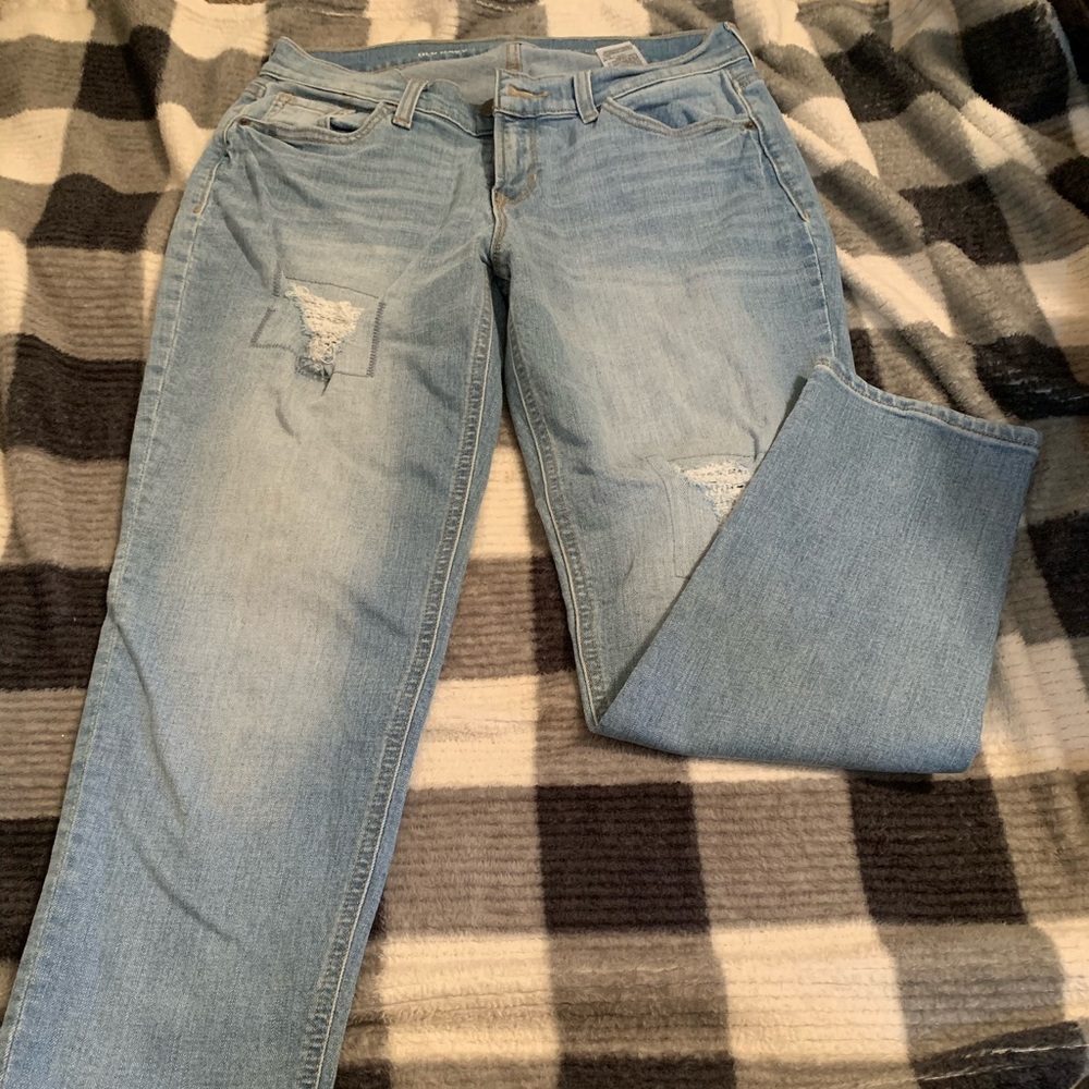 Old Navy boyfriend skinny jeans